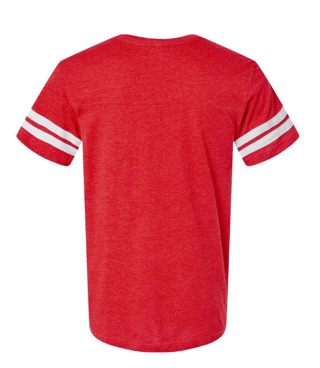 YAHWEH Adult Unisex Tee - Vintage Red/White
