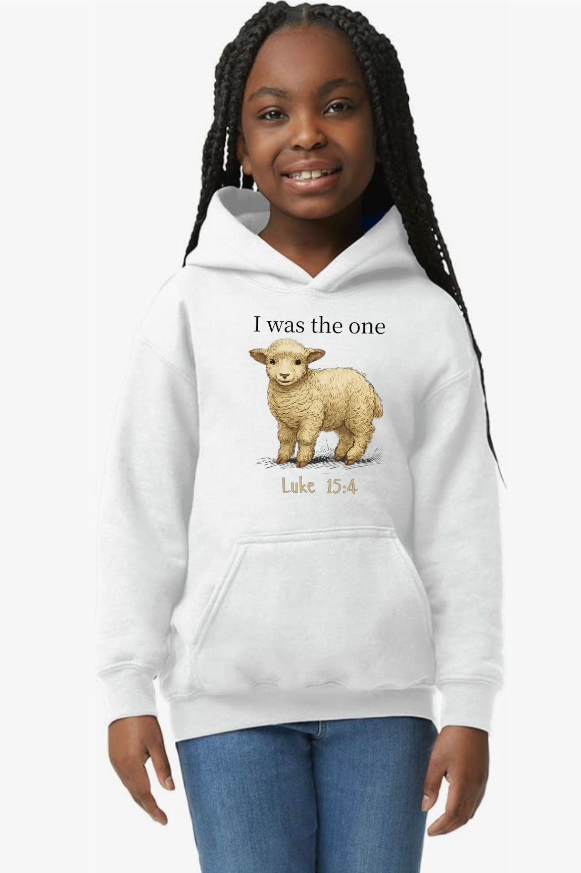 I Was The One Youth Hoodie - White