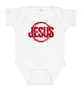 Jesus My Rock Infant Bodysuit – White/Red