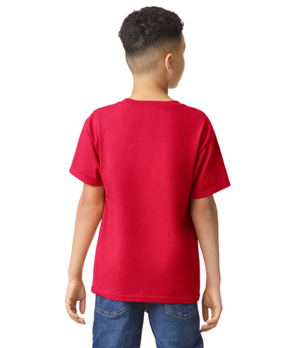 Jesus My Rock Youth Tee – Red/Black
