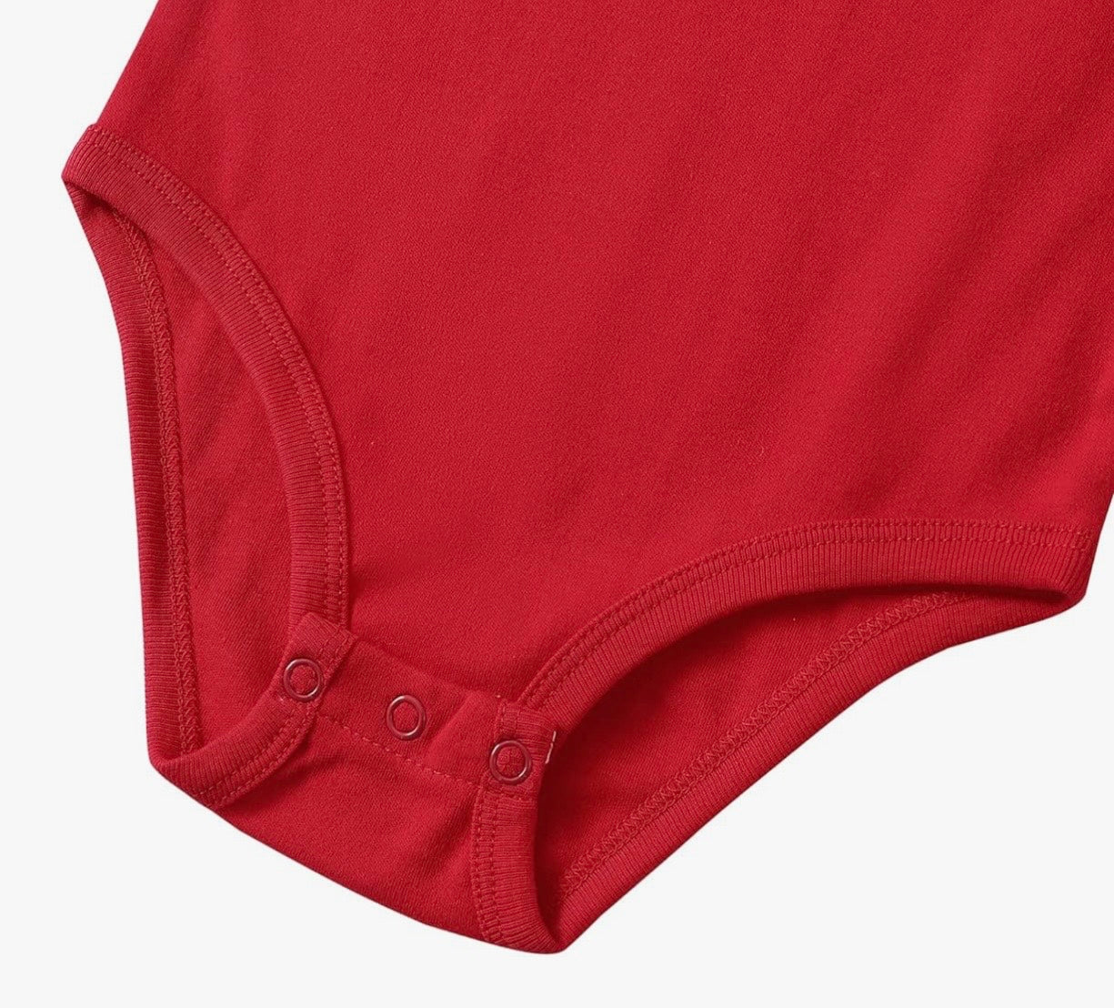 YAHWEH Baby Football Jersey Bodysuit – Red/White