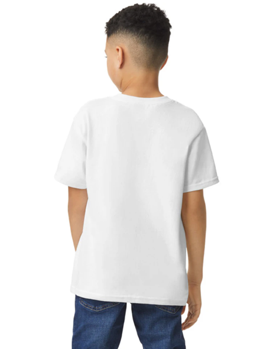 Jesus My Rock Signature Youth Tee – White