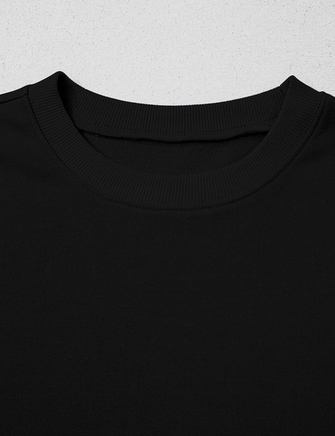YAHWEH Women’s Oversized Crewneck Sweatshirt – Black (Exclusive Drop)