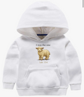 I Was The One Toddler Hoodie - White