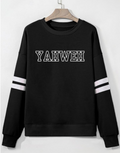 YAHWEH Women’s Oversized Crewneck Sweatshirt – Black (Exclusive Drop)