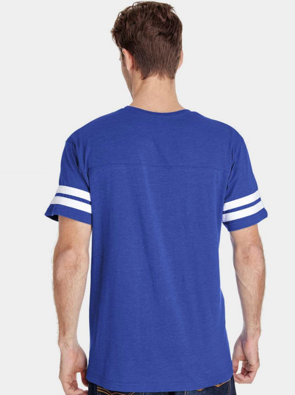 YAHWEH Adult Unisex Tee - Vintage Royal Blue/White