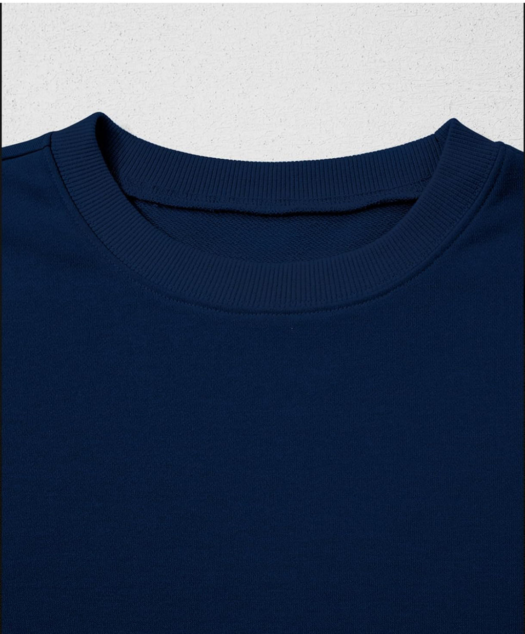 YAHWEH Women’s Oversized Crewneck Sweatshirt – Navy Blue (Exclusive Drop)