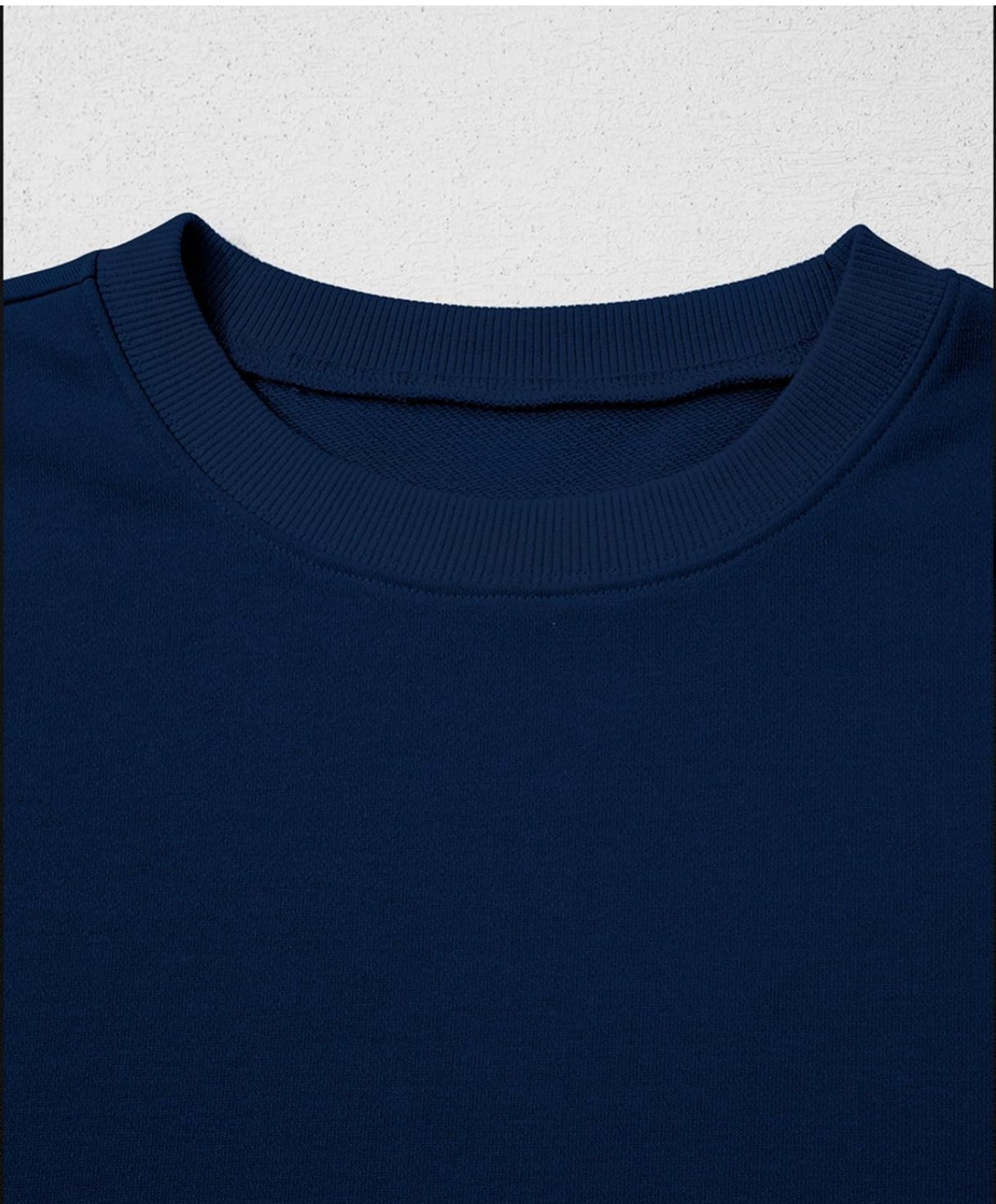 YAHWEH Women’s Oversized Crewneck Sweatshirt – Navy Blue (Exclusive Drop)