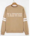 YAHWEH Women’s Oversized Crewneck Sweatshirt – Beige (Exclusive Drop)