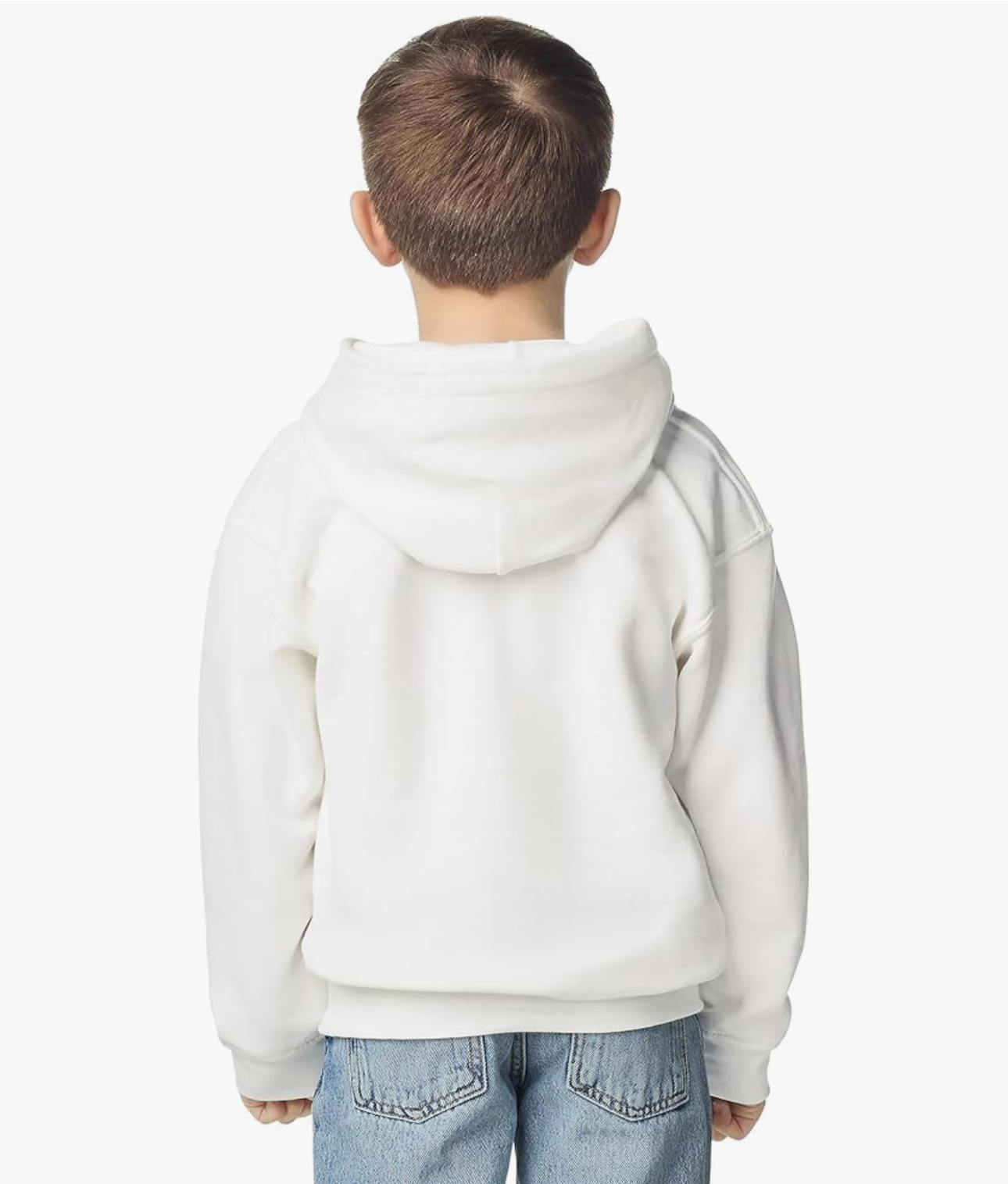 Jesus My Rock Signature Youth Hoodie - White