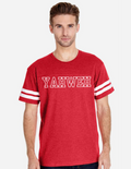YAHWEH Adult Unisex Tee - Vintage Red/White