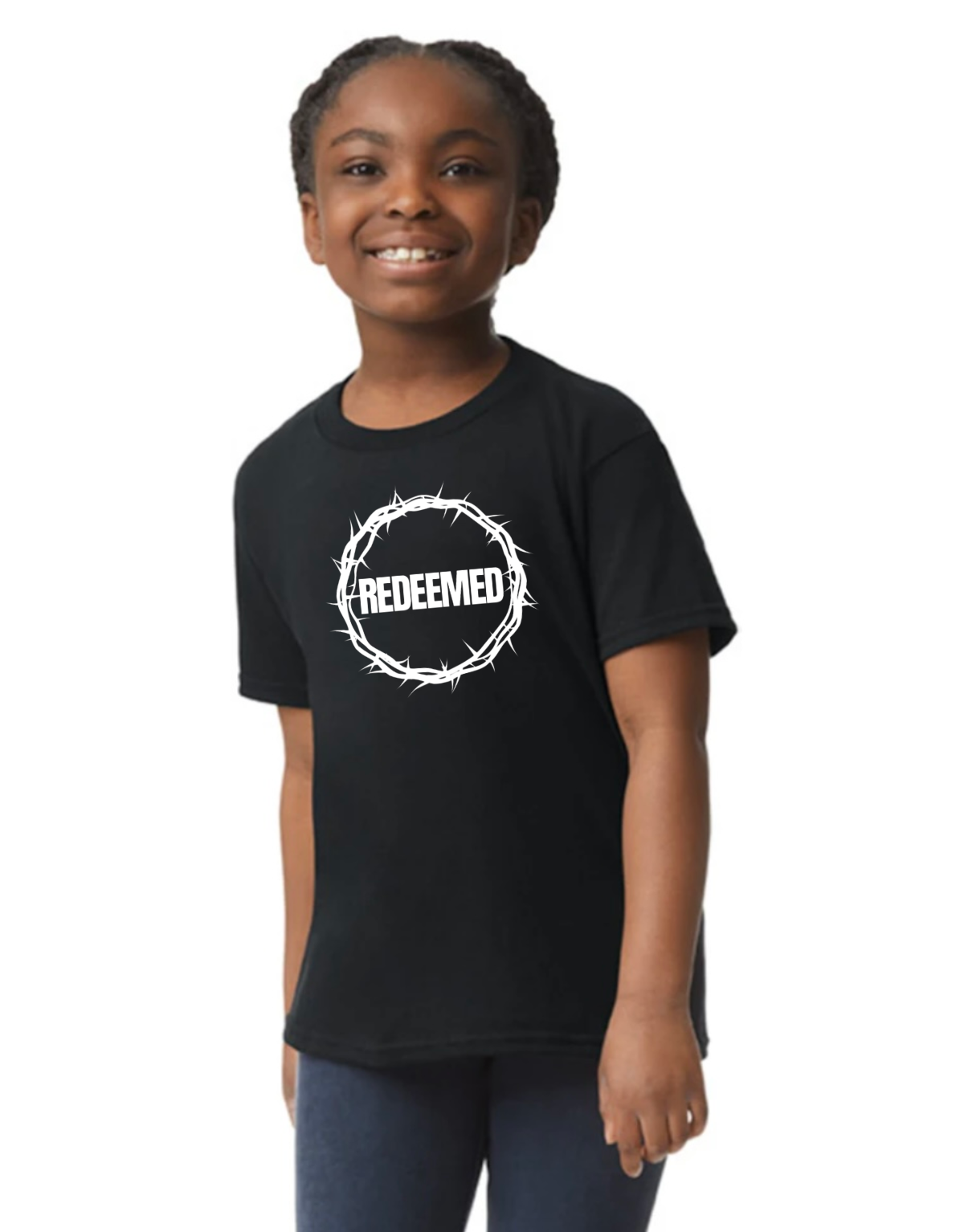 Redeemed Youth Tee – Black