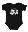 Jesus My Rock OG Infant Bodysuit – Black/White