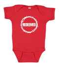 Redeemed Infant Bodysuit - Red/White
