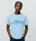Jesus Loves You Youth Tee - Blue