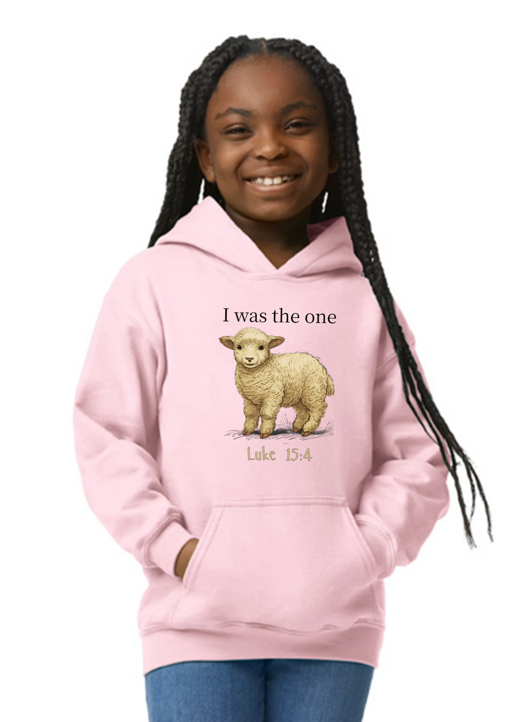 I Was The One Youth Hoodie - Pink
