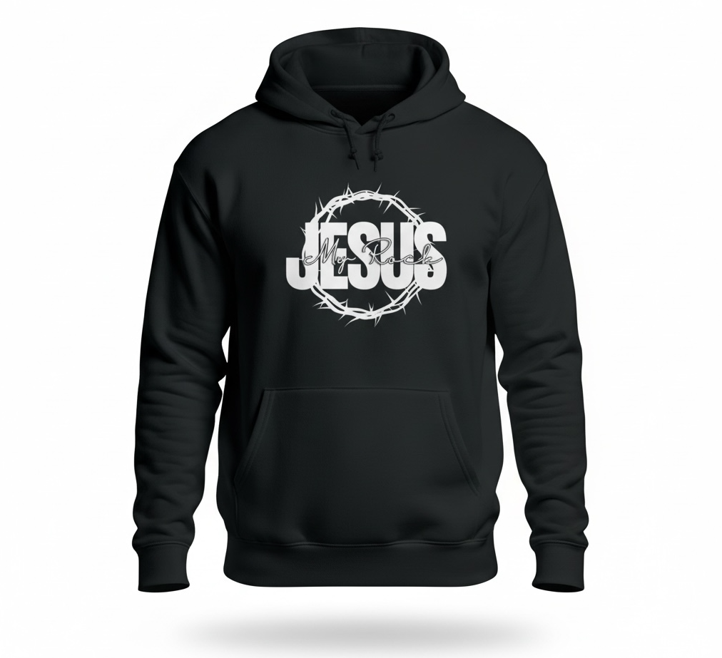 Jesus My Rock Hoodie